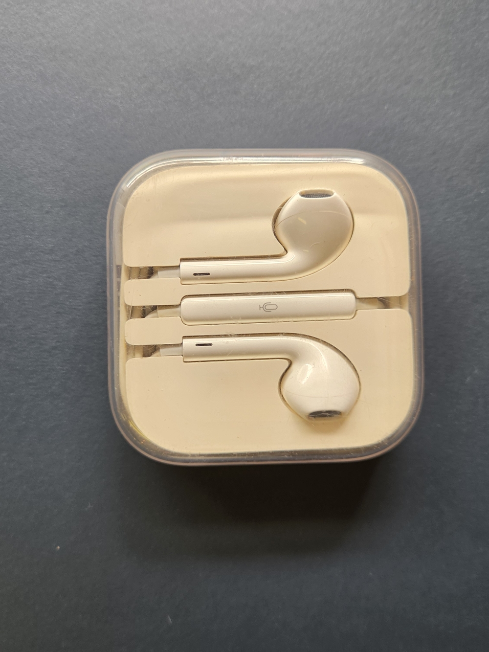Apple White Wired Earbuds in Protective Case